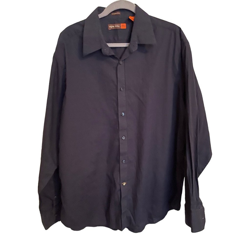 Mens NYNE‎ Button-down XXL NAVY BLUE